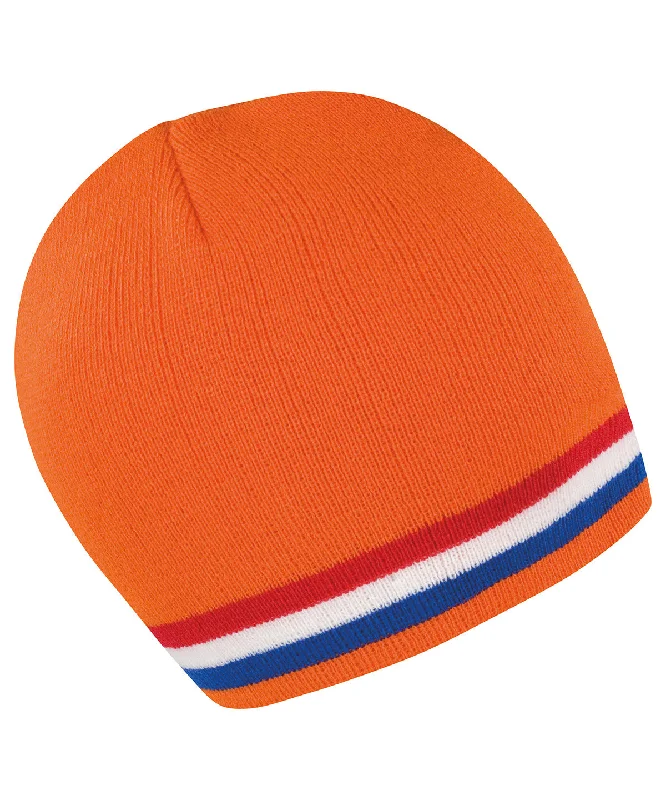 Orange/Red/White/Blue - National beanieFlannel Jackets