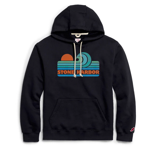 Fleece SweatshirtsStone Harbor Essential Fleece Hoodie - Navy Unisex