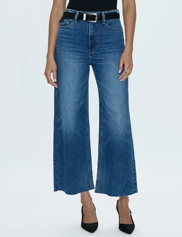 CroptopdetailLana Crop Wide Leg Denim, Palladium