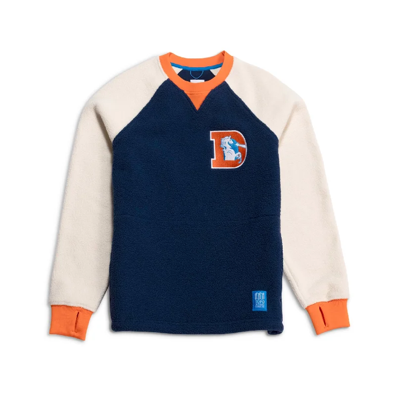 CrewneckappTopo Designs x Denver Broncos Mountain Fleece Crew