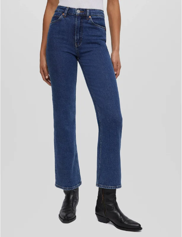 Croptophem70s Crop Bootcut, Faded Rider