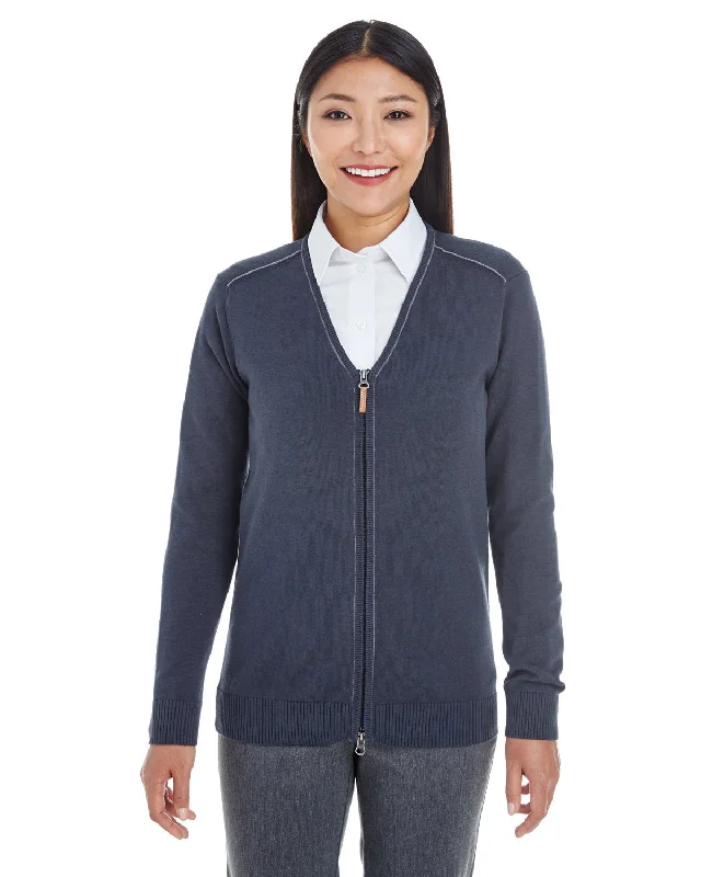 Sheer ShirtsDevon & Jones DG478W Ladies' Manchester Fully-Fashioned Full-Zip Cardigan Sweater