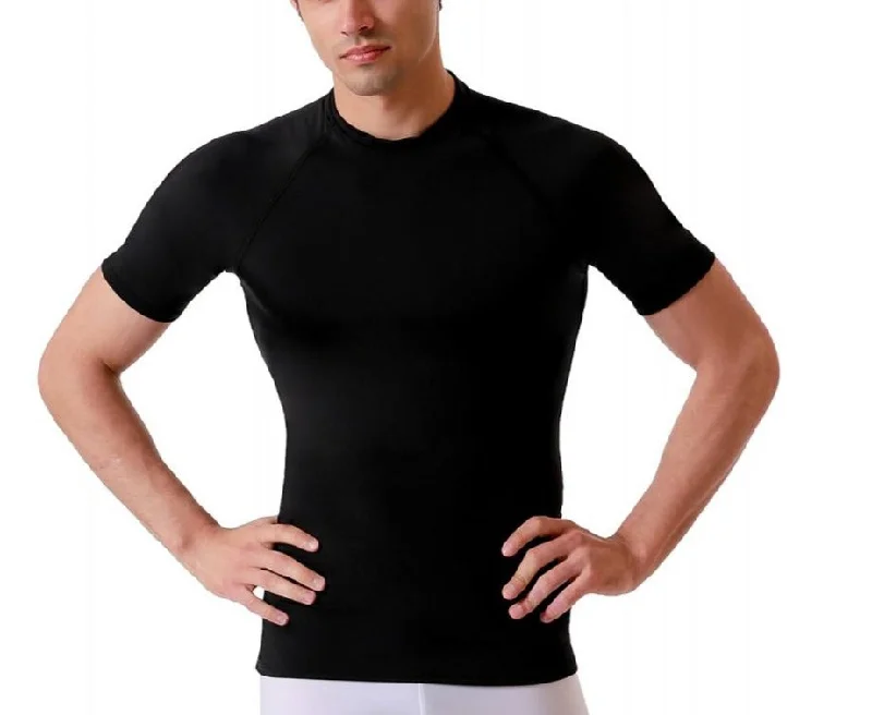 CrewneckcraftInsta Slim Big and Tall Compression Short Sleeve Crew Neck 2MAT019BT