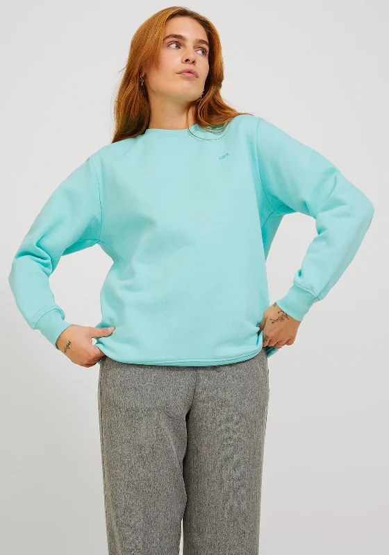 CrewneckcustomJJXX Abbie Crew Neck Sweatshirt, Aruba Blue