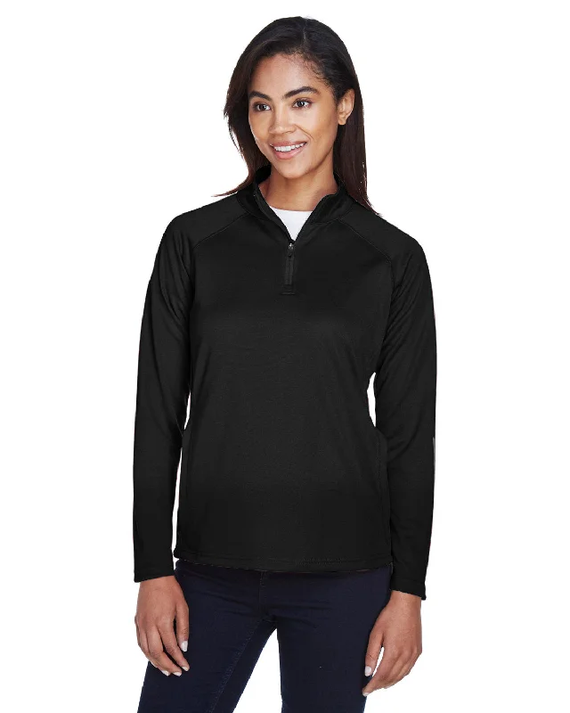 Asymmetrical ShirtsDevon & Jones DG440W Ladies' Stretch Tech-Shell Compass Quarter-Zip