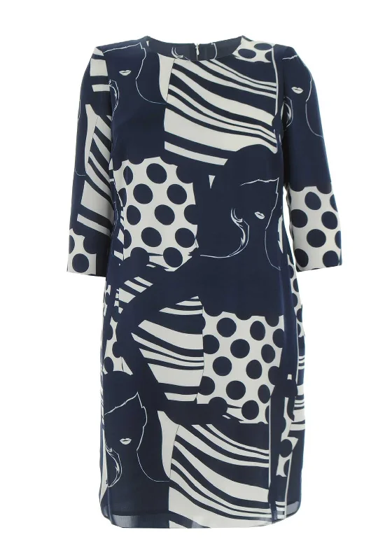 Sheer DressSheer DressJomhoy Alameda Graphic Print Dress, Navy