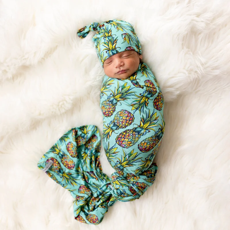 Feelin' Pine Swaddle Beanie Set