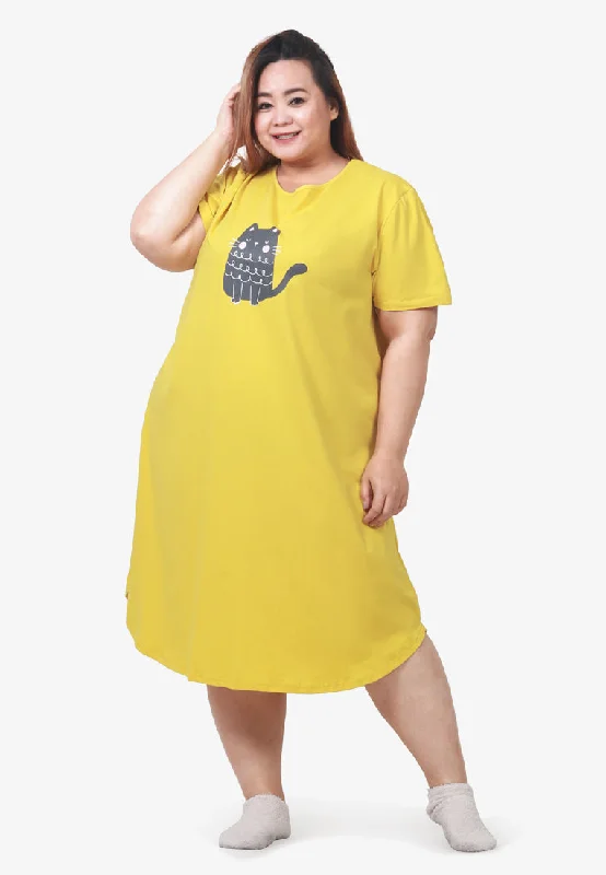 Tutu DressTutu DressGreycat Cotton Jersey Sleep Dress - Yellow