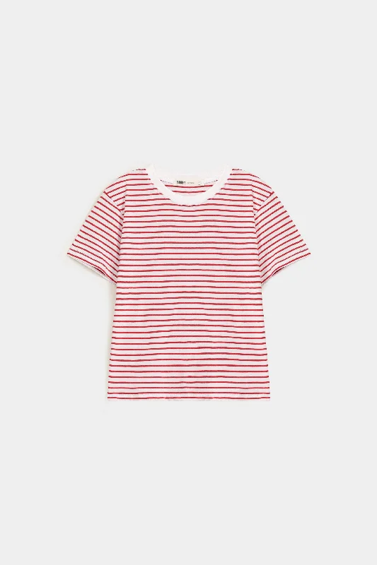 CroptopchicCropped Striped T-shirt