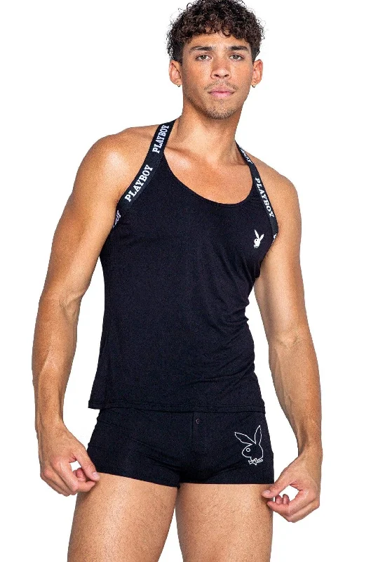 Outdoor teePlayboy Mens Tuxedo Modal Tank