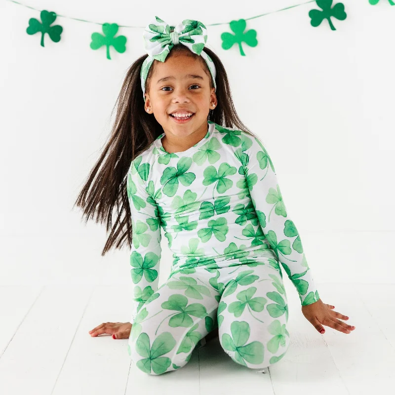 Happy Go Lucky Two-Piece Pajama Set