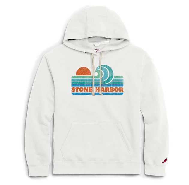 French Terry HoodiesMen's Stone Harbor Essential Fleece Hoodie - White