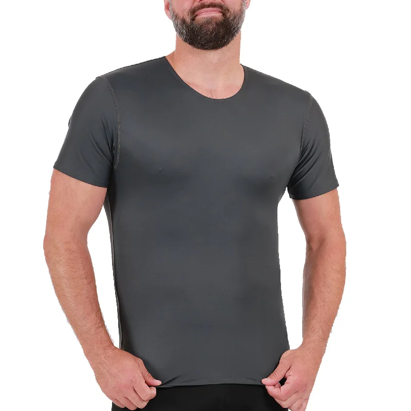 CrewneckexperienceInsta Slim Big and Tall Activewear Compression Crew Neck TA0001BT