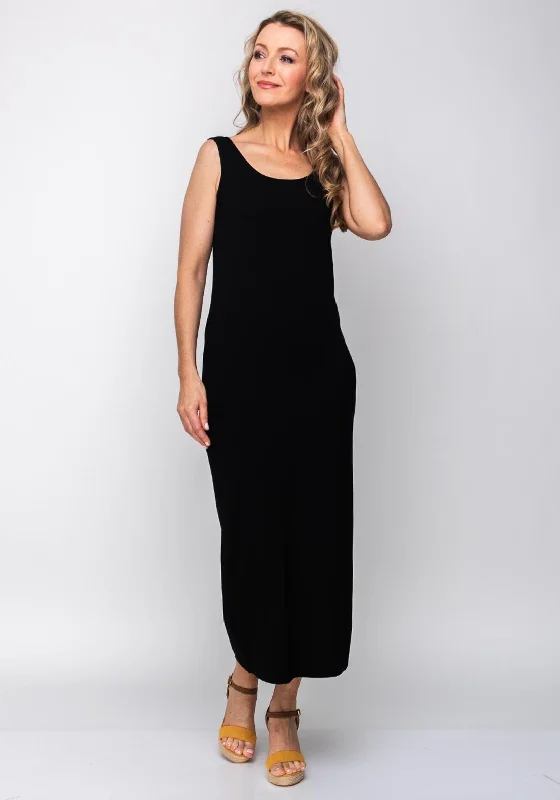 Ethnic DressEthnic DressNaya Sleeveless Jersey Maxi Dress, Black