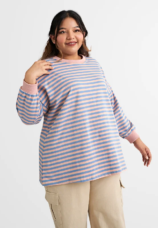 CrewneckvrRuby Thick Stripe Crew Neck Jumper