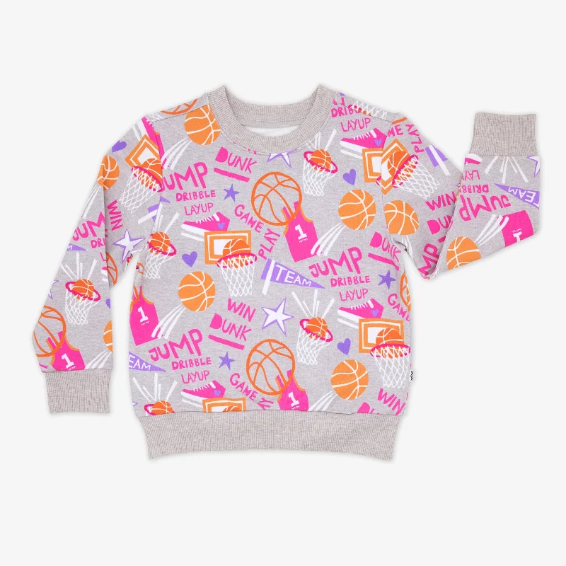 CrewneckplatformPink Slam Dunk Crewneck Sweatshirt