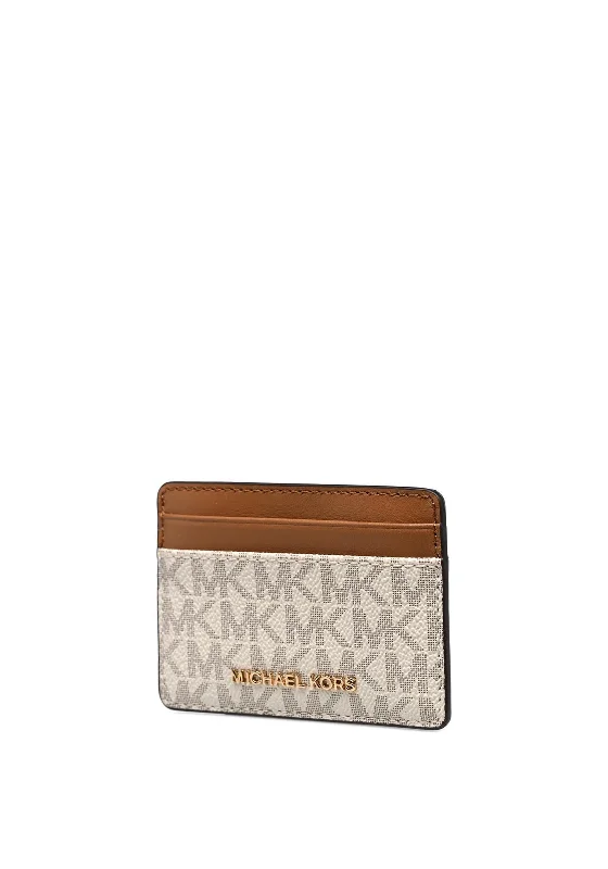 MICHAEL Michael Kors Jet Set Card Holder, Vanilla