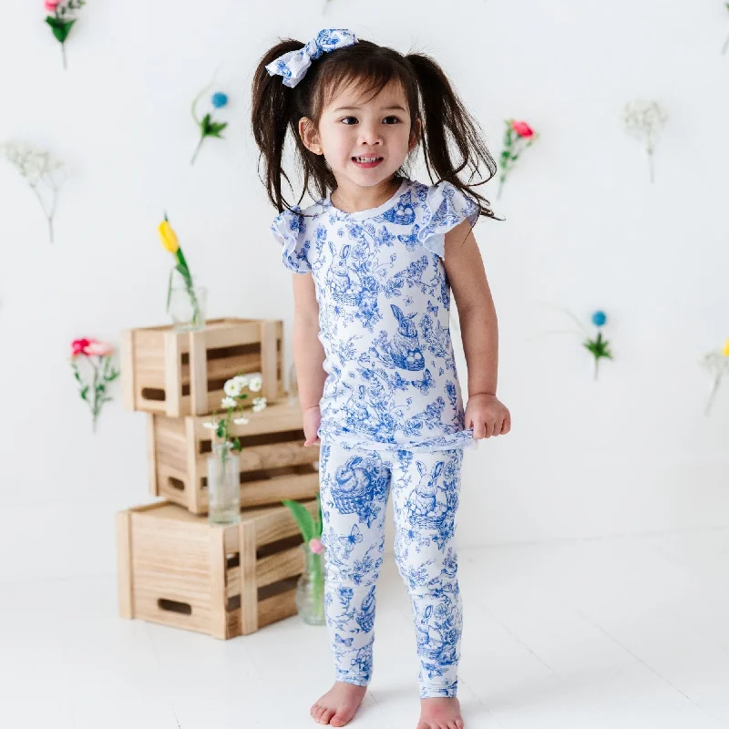 Hoppy You're Hare Two-Piece Pajama Set