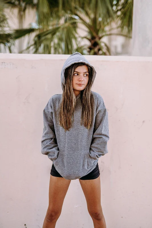 Mesh-Lined HoodiesYouth Grey Lounge Hoodie