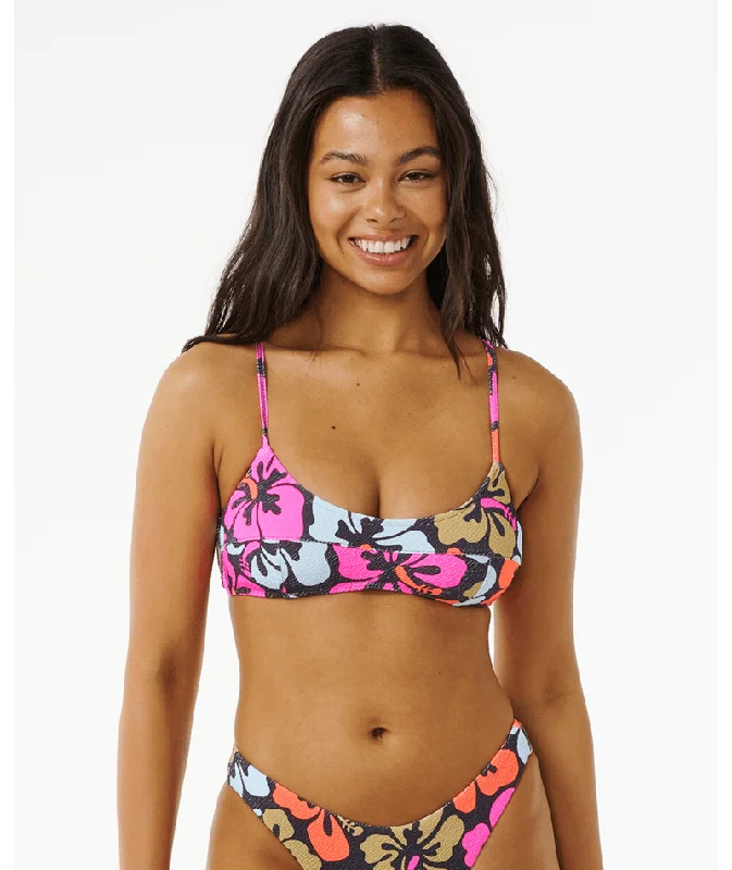 CroptopheritageRip Curl Hibiscus Heat Crop Top-Multi