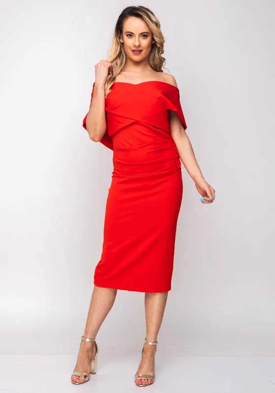 Spaghetti Strap DressSpaghetti Strap DressKevan Jon Loren Bodycon Dress, Coral Orange