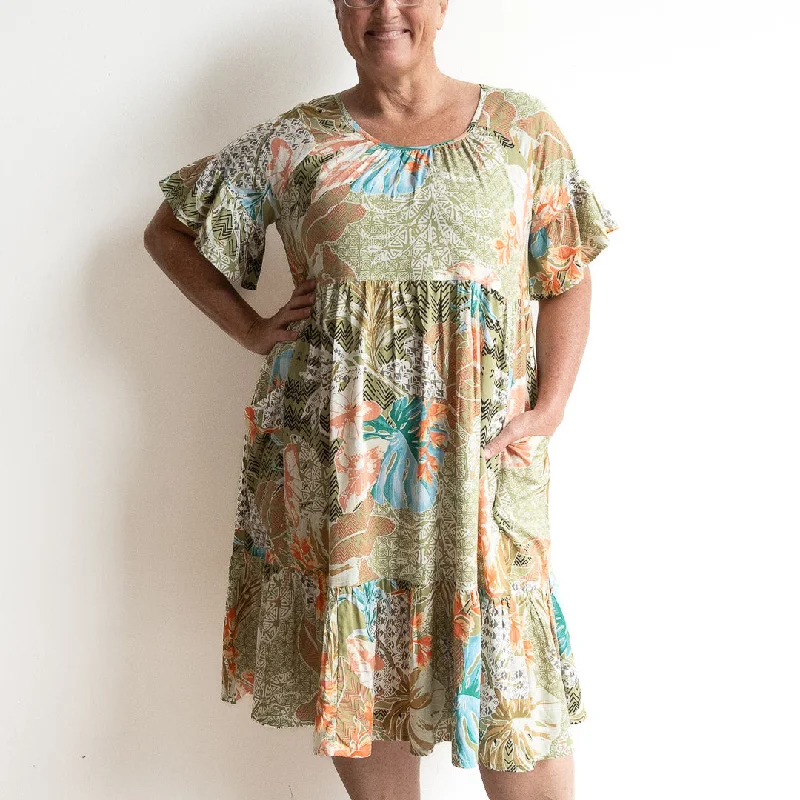 Casual DressCasual DressBeach Day Smock Dress by Orientique Australia - Algarve - 20005