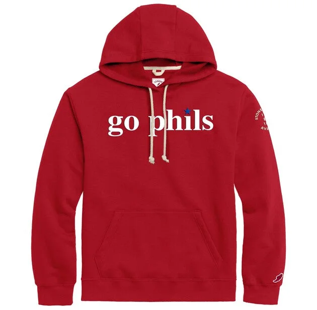 Cotton HoodiesGo Phils Essential Fleece Hoodie - Cardinal Red