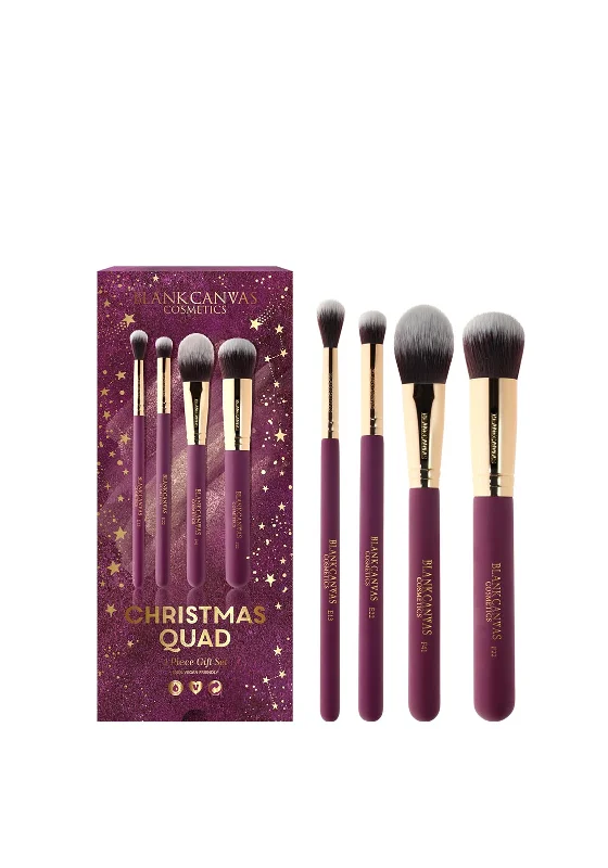 Blank Canvas Christmas Quad 4 Piece Brush Gift Set