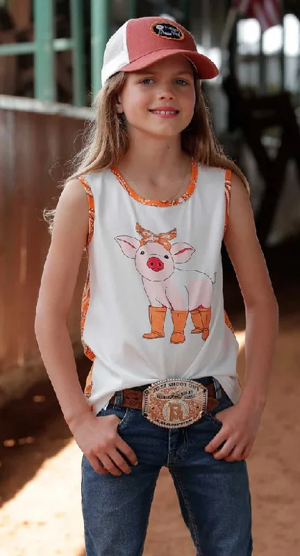 High-visibility teeCruel Girl's Piggy Tank