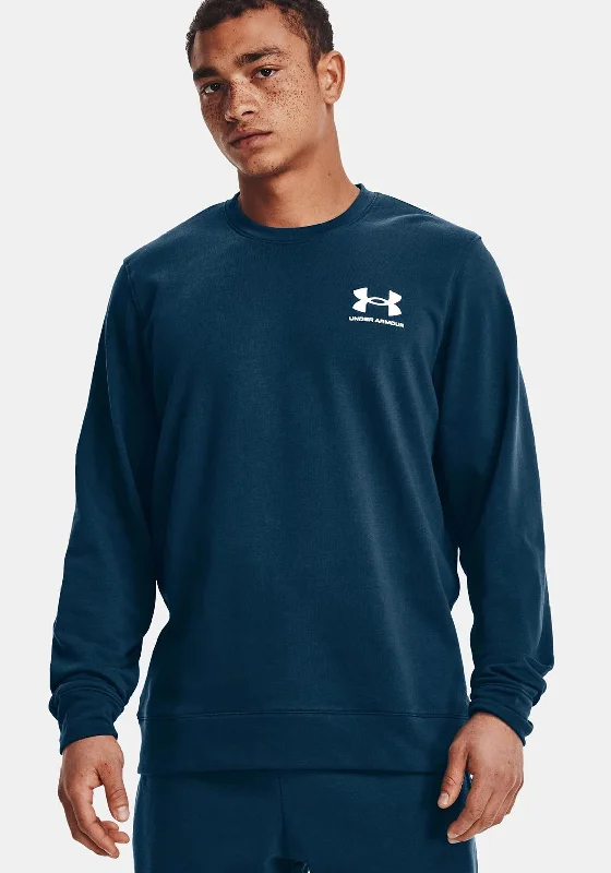 CrewnecklightweightUnder Armour Rival Terry Crew Neck Sweater, Blue