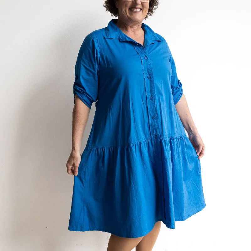 Ball DressBall DressPoplin Shirt Dress by Orientique Australia - 40041