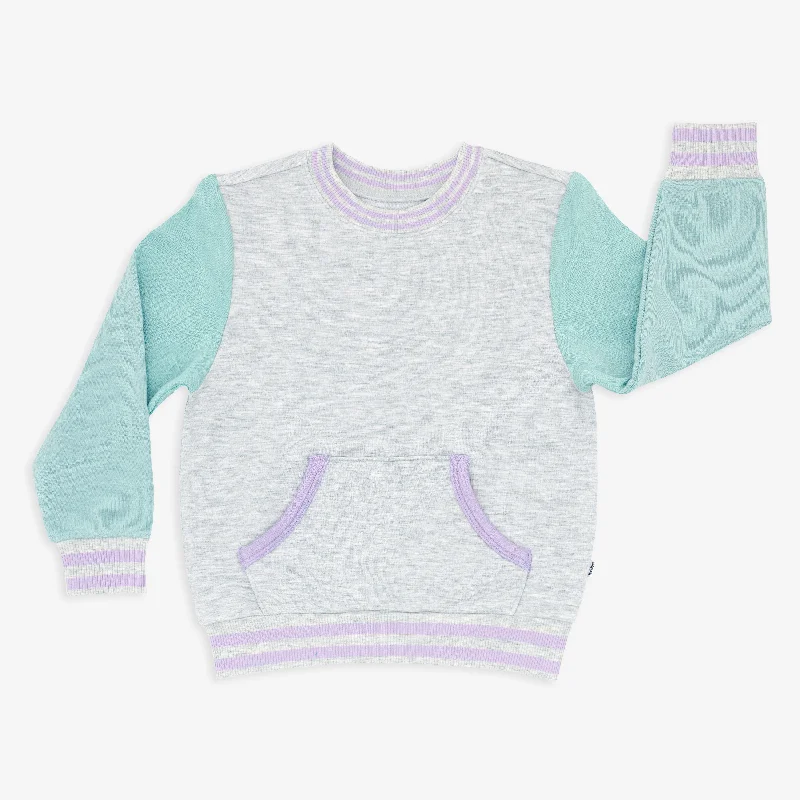 CrewnecksceneAqua Mist Pocket Crewneck