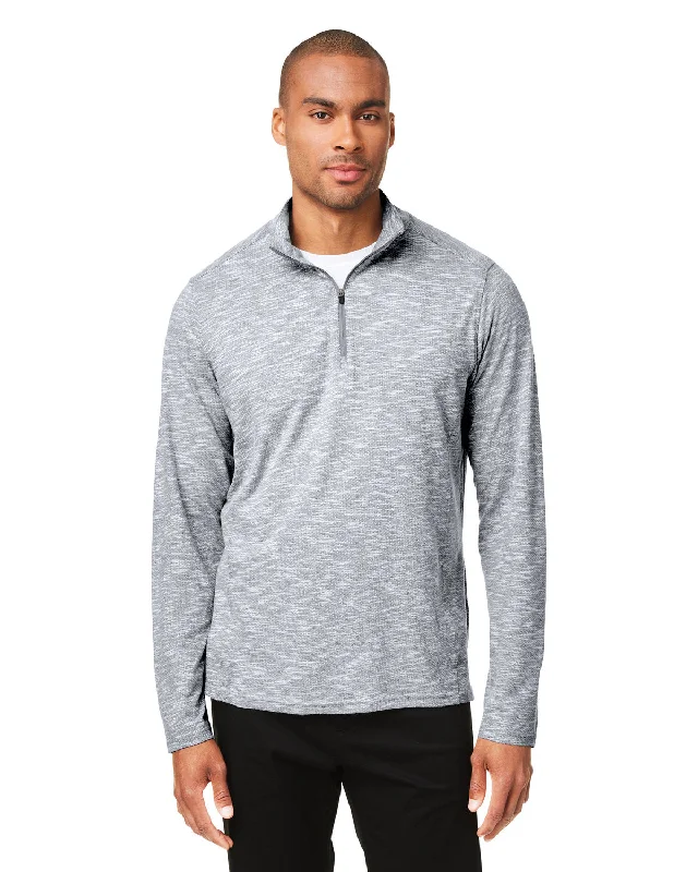 Hooded ShirtsNorth End NE415 Men's Eclipse Jacquard Quarter-Zip