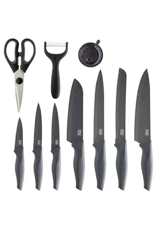 Taylor’s Eye Witness Non Stick 10pc Cut & Prep Set, Black