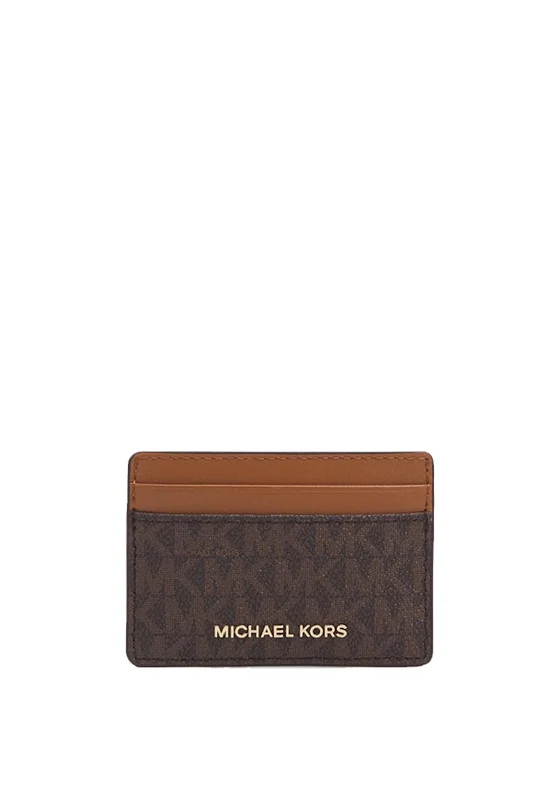 MICHAEL Michael Kors Jet Set Card Holder, Brown