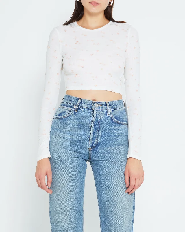 CroptopstretchWeekend Cropped Longsleeve