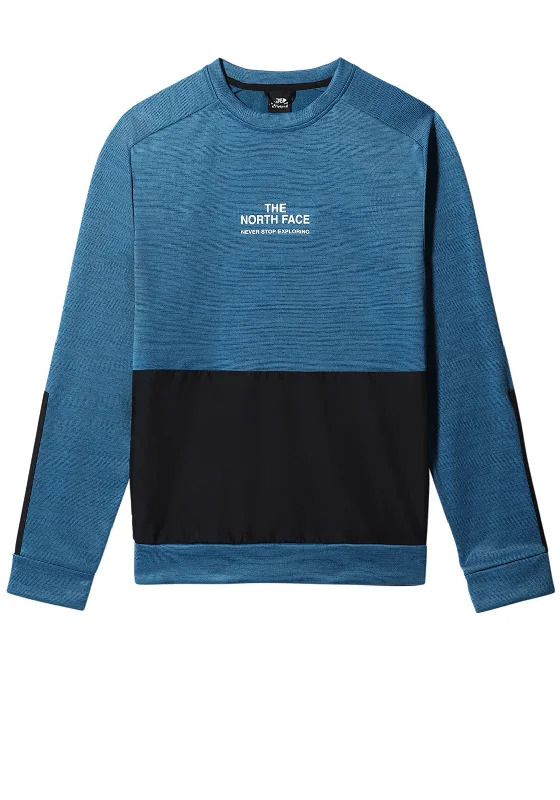 CrewnecklookThe North Face MA Crew Neck Sweatshirt, Banff Blue Dark Heather