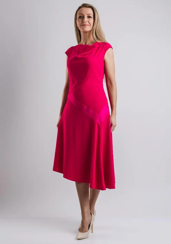 Rain DressRain DressCaroline Kilkenny Willow Flared Dress, Fuschia Pink