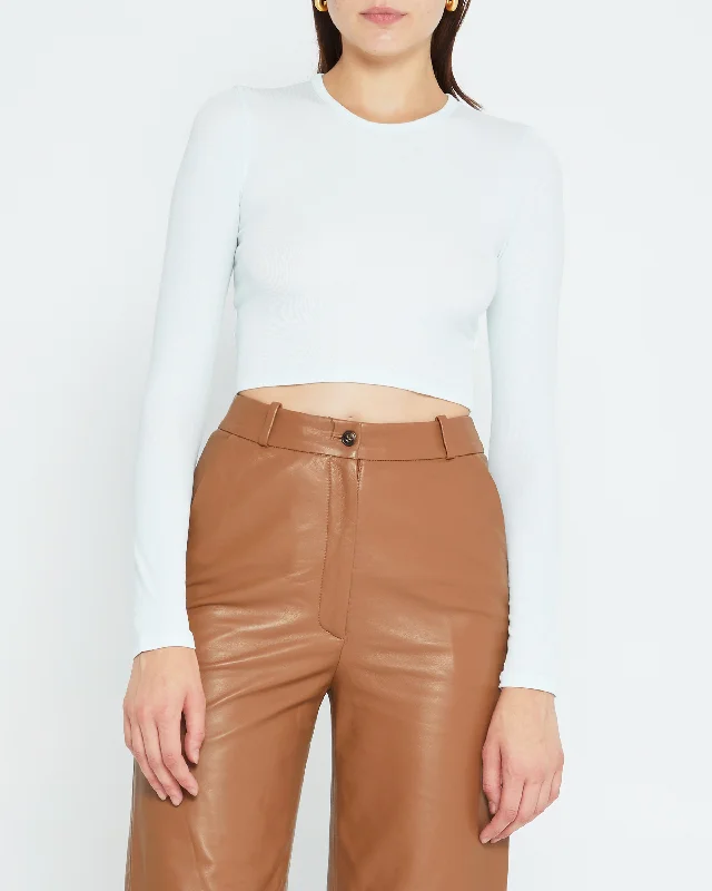 CroptopseamWeekend Cropped Longsleeve