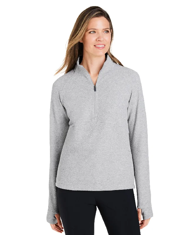 Polka Dot ShirtsNorth End NE725W Ladies' Spirit Textured Quarter-Zip