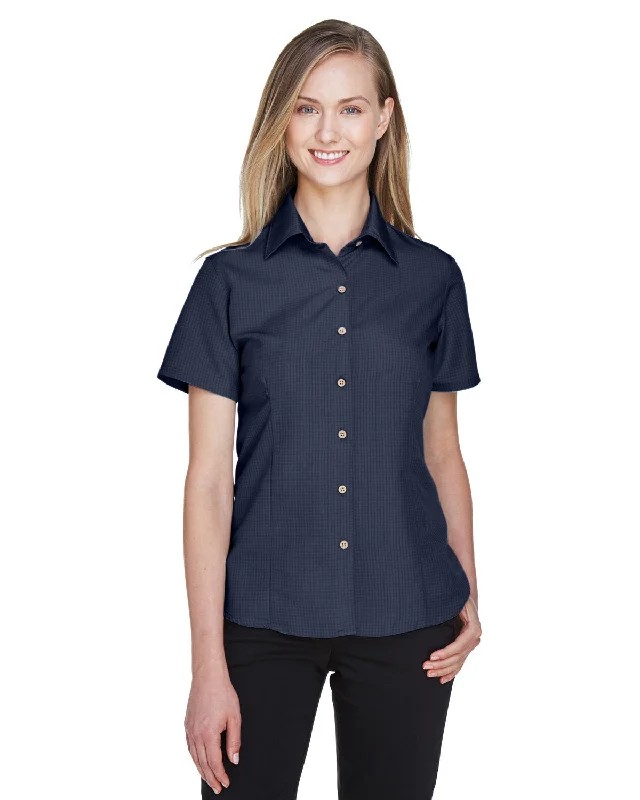 Asymmetrical ShirtsHarriton M560W Ladies' Barbados Textured CampShirt