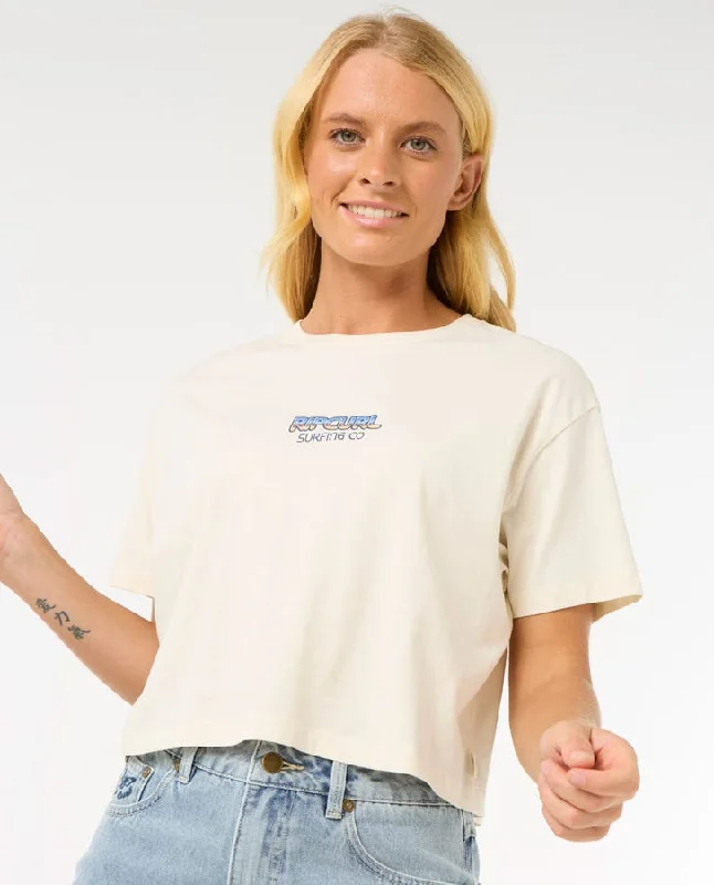 CroptopcustomRip Curl Sun & Sea Crop Tee-Bone