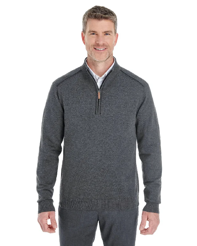 Layered ShirtsDevon & Jones DG478 Men's Manchester Fully-Fashioned Quarter-Zip Sweater