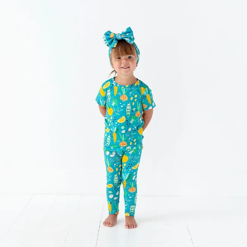 Peas and Thank You Two-Piece Pajama Set- FINAL SALE