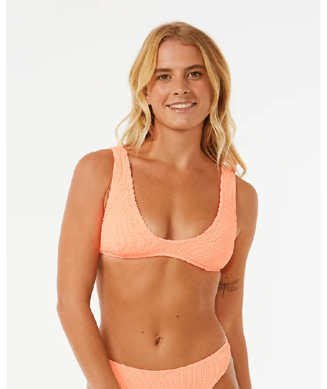 CroptopidentityRip Curl Sunshine Crop Top-Coral