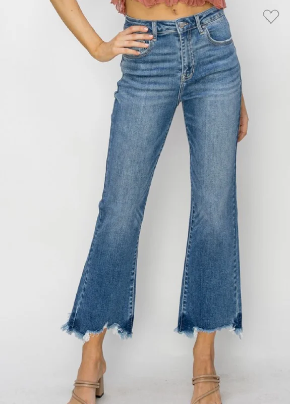 CroptoptailorCleo High Rise Crop Flare Jeans