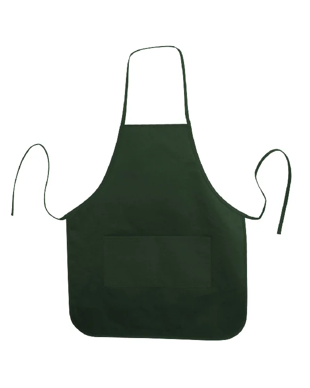 Leather-Paneled ShirtsLiberty Bags LB5505 Heather NL2R Long Round Bottom Cotton Twill Apron