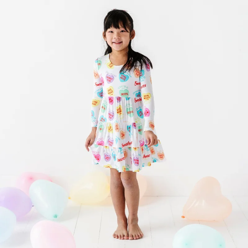 Sweethearts® Colorful Candy Hearts Girls Dress & Shorts Set