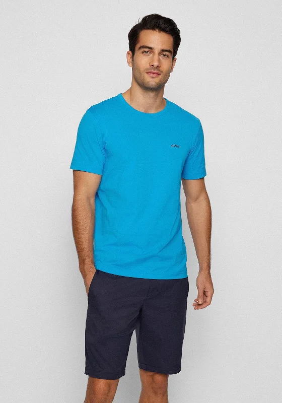 CrewneckpatternHugo Boss Logo Crew Neck T-Shirt, Light Blue