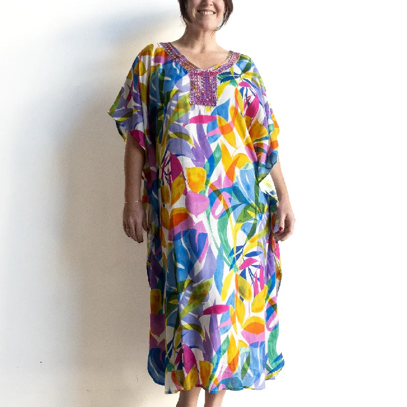 Insulated DressInsulated DressResort Kaftan Midi Dress by Escape - Melinda - 32361